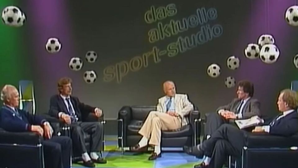 Legendärer Fußball-Talk im Sportstudio aus dem Jahr 1989.