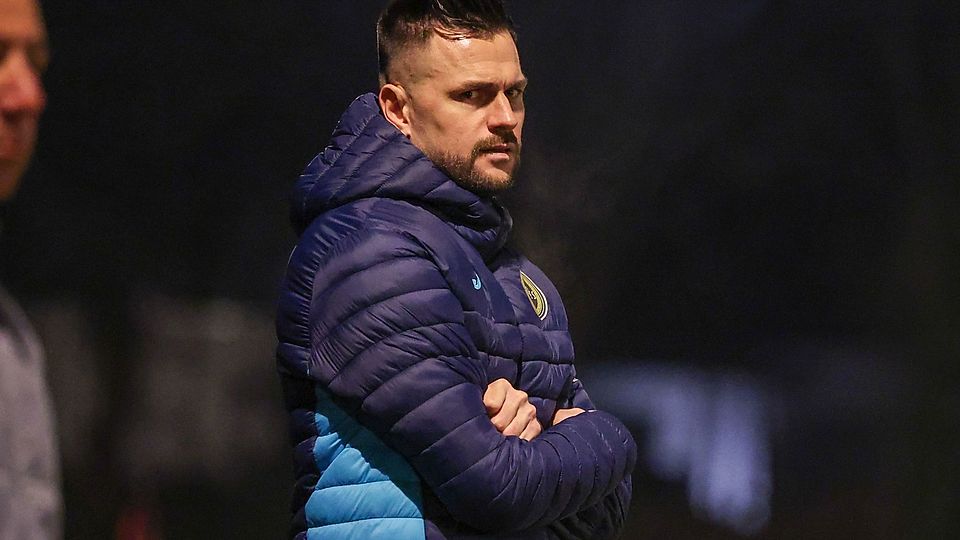 Denis Streker (hier beim Kreispokal-Viertelfinale beim TSV Höchst) ist nicht länger Trainer beim SV Hummetroth.