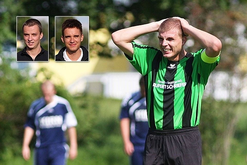 Aichas Kapitän Maxi Maier, Josef Fischl und Marco Berger fallen für die Rückrunde aus Fotos:Wagner