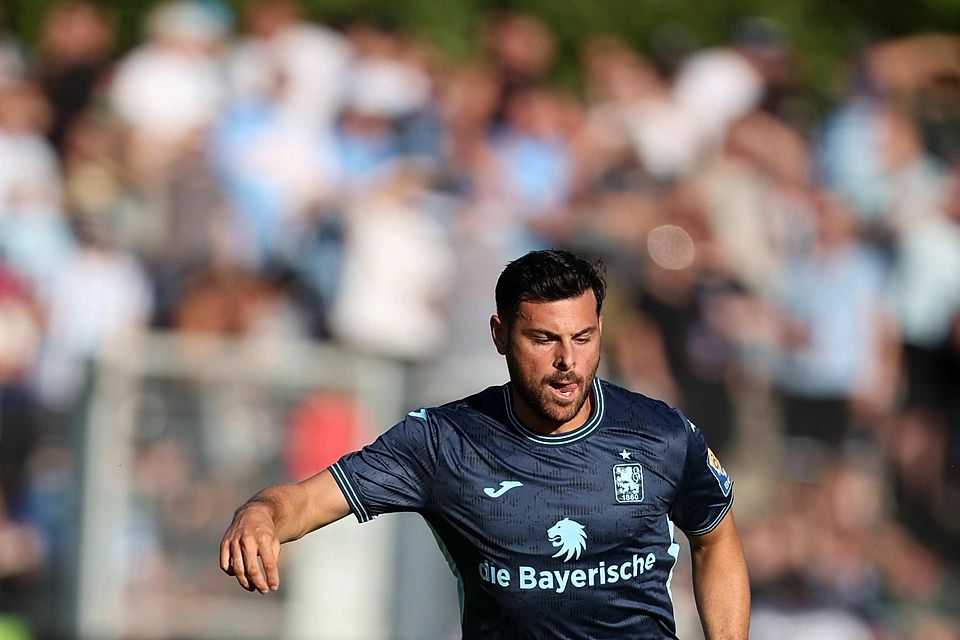 Traf gegen Eintracht Bamberg per Kopf: 1860-Rückkehrer Kevin Volland. Traf gegen Eintracht Bamberg per Kopf: 1860-Rückkehrer Kevin Volland.