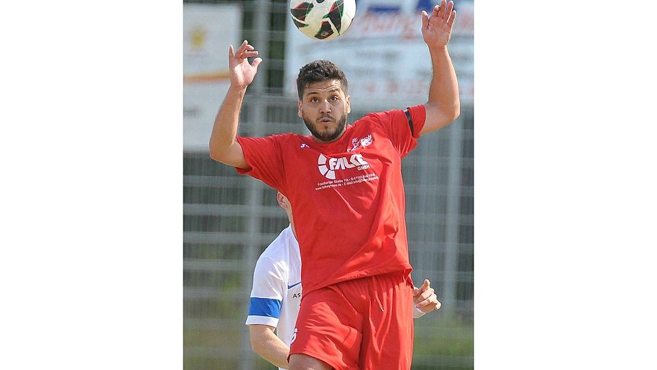 Oualid Mokhtari, hier noch im Trikot des SV Dersim Rüsselsheim, verlässt den FC Marxheim zum Saisonende. Archivfoto: Klein.