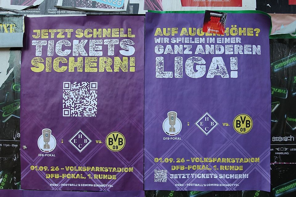 Tickets für den DFB-Pokal. 