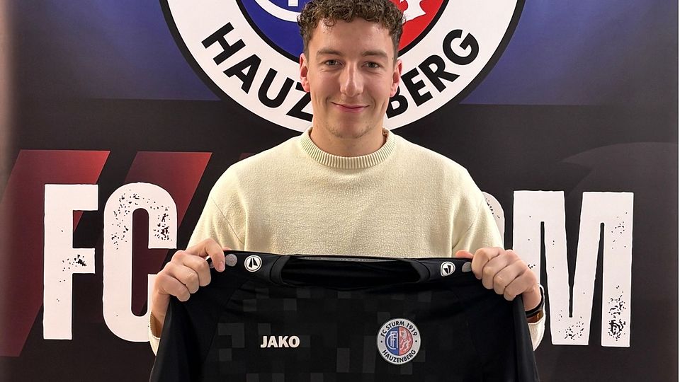 Philipp Reitberger streift sich ab der kommenden Saison das Trikot des FC Sturm über.