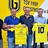 Der TSV Gersthofen präsentiert die neuen Trainer (von links): Goran Boric, Trainer Ajet Abazi, Abteilungsleiter Rico Kornisch, Co-Trainer Roland Pankratz und 2. Abteilungsleiter Stefan Holler.