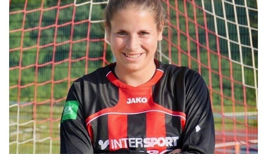 Johanna Straube sichert mit ihrem Treffer ihrer Eintracht einen Punkt.