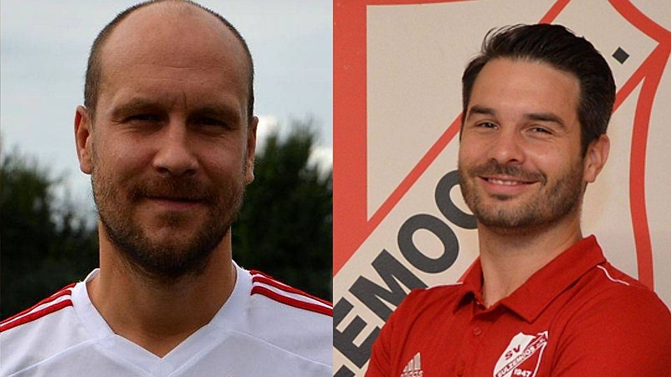 Kehrt als Trainer zurück nach Sulzemoos und wird der Nachfolger von Peter Held (re.): Christian Leßmann (li.).