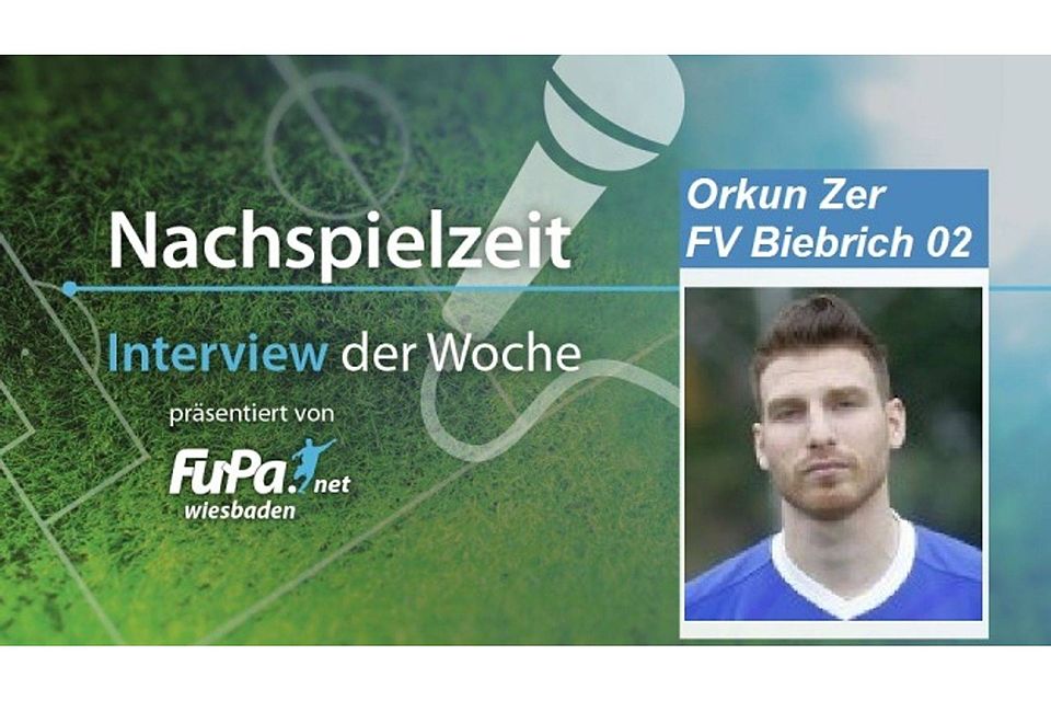 Diese Woche in der "Nachspielzeit": FV Biebrich Stürmer Orkun Zer. Grafik: Ig0rZh – stock.adobe / F: Parker