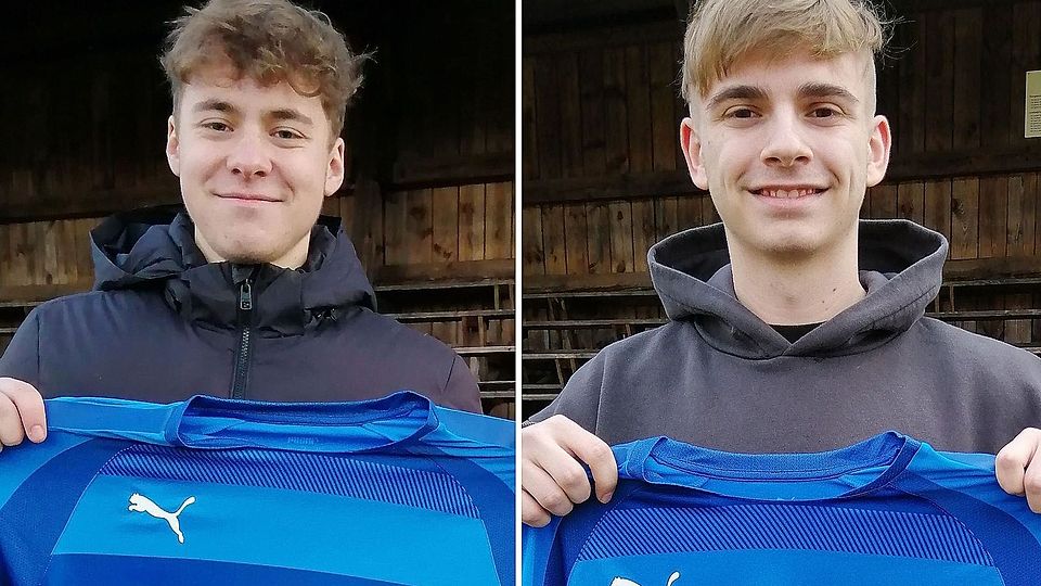 Hoffnungsvolle Neuzugänge für den FCK: Tobias Hanninger (l.) und Jeremias Burkhardt.