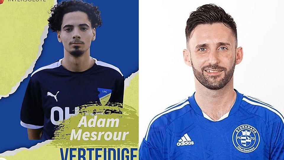 Die Torschützen des Hinspiels: Adam Mesour (li.) und David Fojcik(r.)