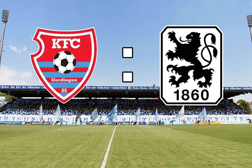 Duell unter der Woche: Der KFC Uerdingen empfängt den TSV 1860 am 31. Spieltag der 3. Liga. dpa, mol