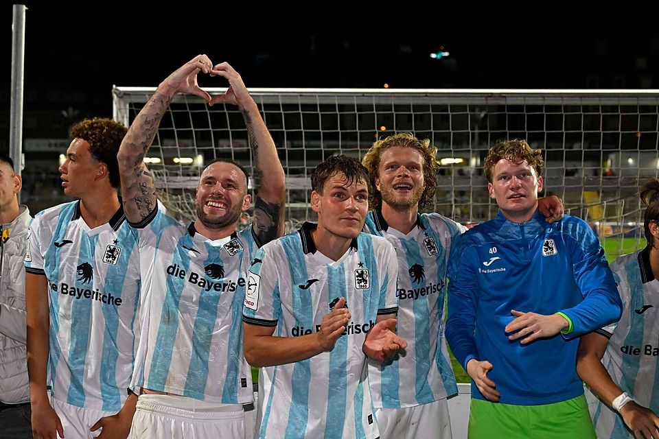 Auch als Joker mit dem Herzen dabei: Patrick Hobsch (Mi.), der Topjoker des TSV 1860.