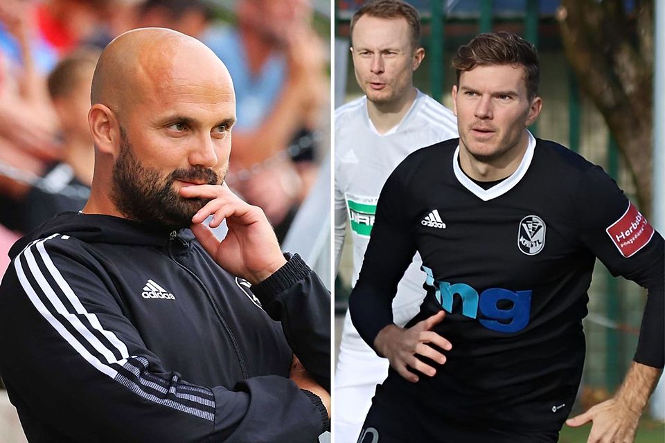 Trainer Slaven Jokic (l.) und Torjäger Sebastian Spinner (r.) haben ihre Verträge beim TSV Kastl um ein Jahr verlängert.