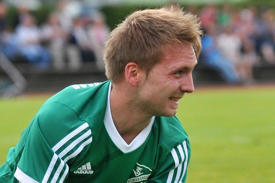 Andreas Belak schoss den zwischenzeitlichen Ausgleich für den TSV Zusamrshausen. Foto: Andreas Lode