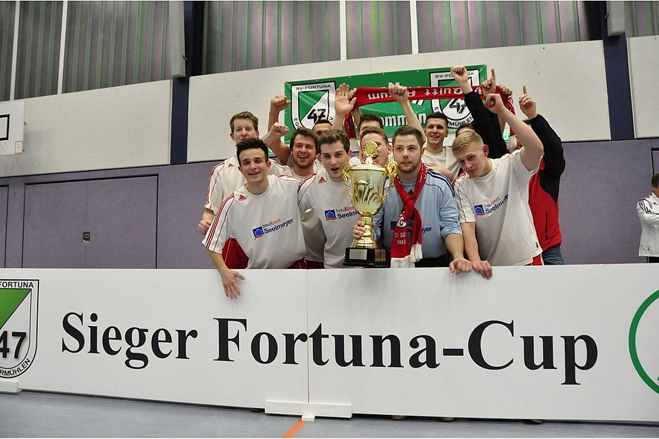 Quitt Ankum feiert den Fortuna-Cup 2016. F: Andreas Hömer