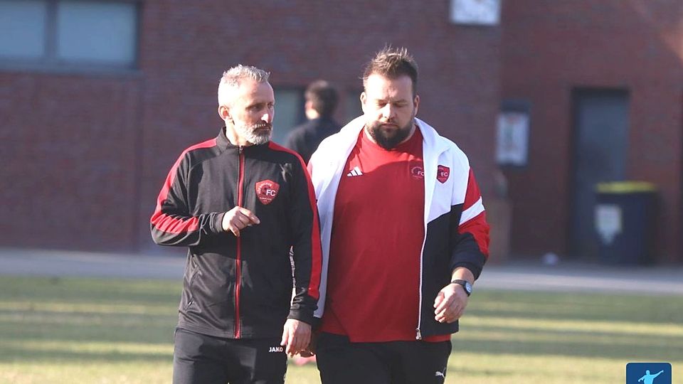 KFC Trainer-Duo Marco Hamann und Paul Weinholz
