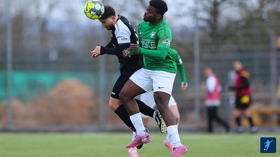 Sein letztes Testspiel hat der FC 07 Bensheim (links Fabio Capello) beim SV St. Stephan Griesheim mit 2:1 gewonnen. Jetzt wartet zum Punktspielauftakt 2026 die FSG Riedrode.	Foto: Dominik Claus/fupa