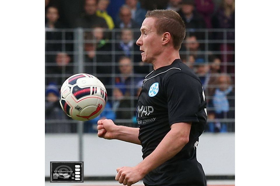 Markus Mendler schoss das einzige Tor für die Kickers beim 1:3 gegen Fortuna Köln Foto: CTS-Sportfoto