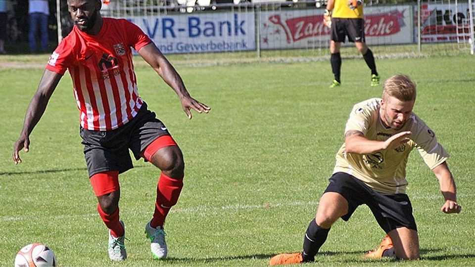 Große Sprünge will Abdourahmane Ayanda (links) für den TSV Meitingen machen.  Foto: Karin Tautz