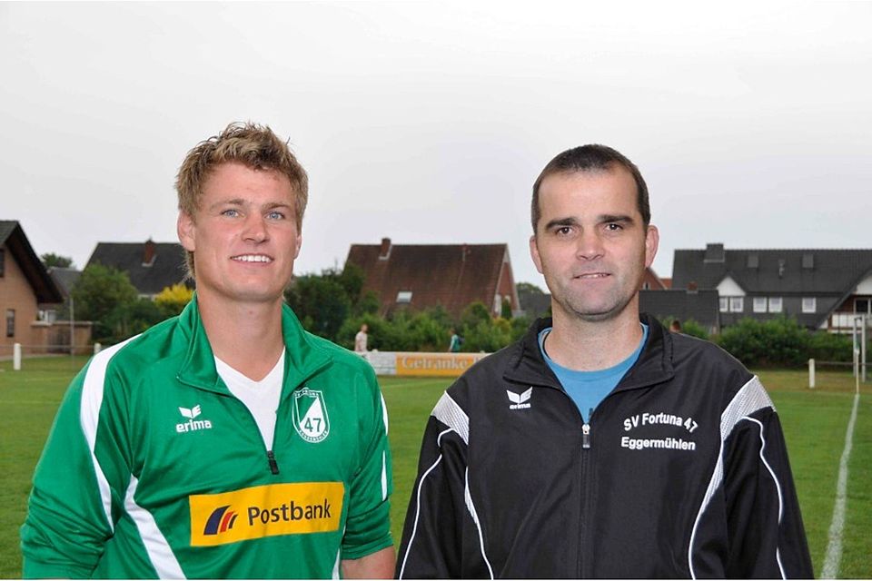 Jörn Övermöhle und Johannes Ebler (rechts) Fortunas Trainer-Duo