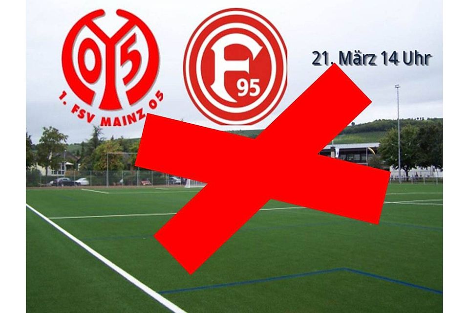 Das Spiel zwischen den B-Junioren des FSV Mainz 05 und Fortuna Düsseldorf wurde abgesagt. F: Imruck