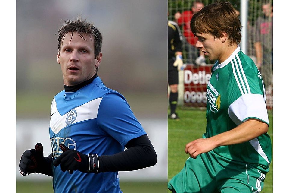 Timo Höfner (links) und Hannes Ohlwerter sollen beim FC Zeholfing mithelfen, den drohenden Abstieg zu vermeiden. F: Becherer