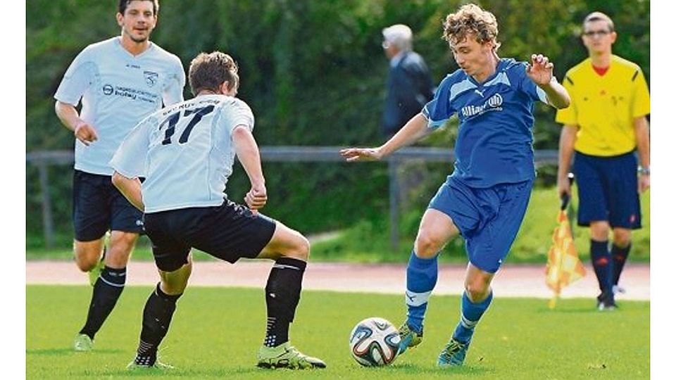 Nur einmal nicht aufgepasst:  Dennis Schwenker (l.) gegen Timo Nürnberger. Foto: Peter Mann