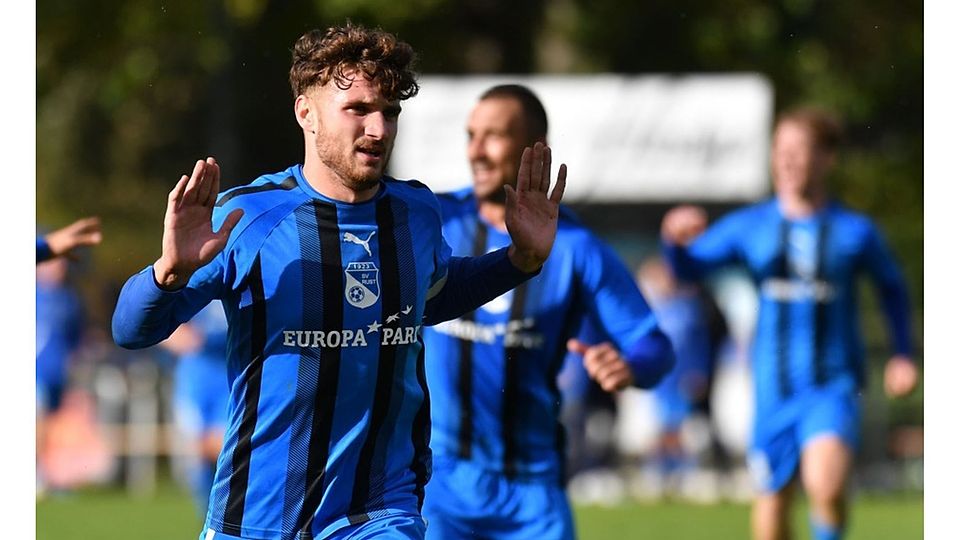 Nando Schoner erzielte zwischenzeitlich das 2:0 für den SV Rust. 