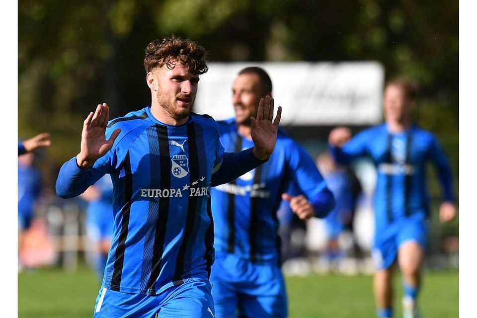 Nando Schoner erzielte zwischenzeitlich das 2:0 für den SV Rust. 