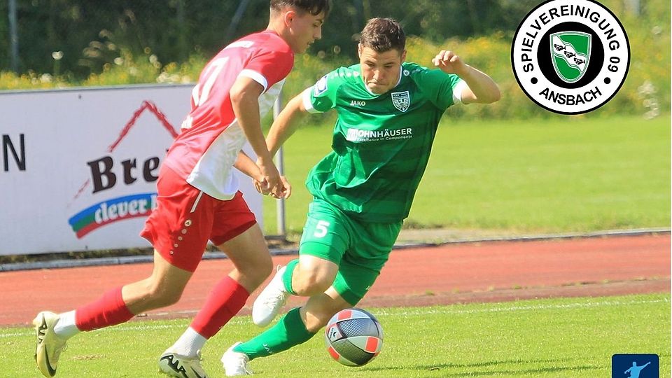 Mirco Puscher (in grün) wagt den Sprung in die Regionalliga zur SpVgg Ansbach.