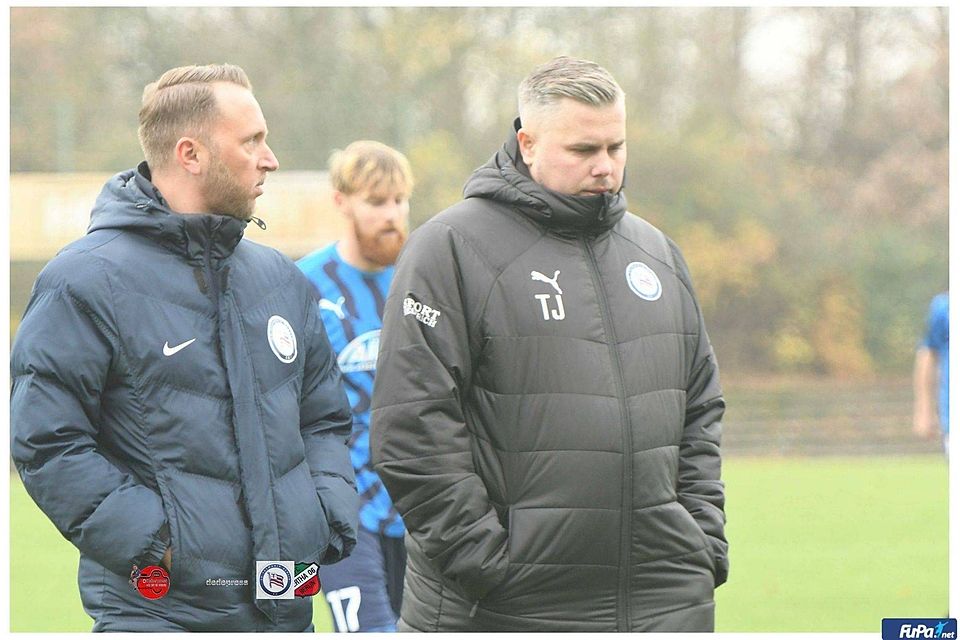 Elvir Cocaj (li.) und Tim Jauer (r.) sind nicht länger Trainer beim SV Tasmania Berlin.