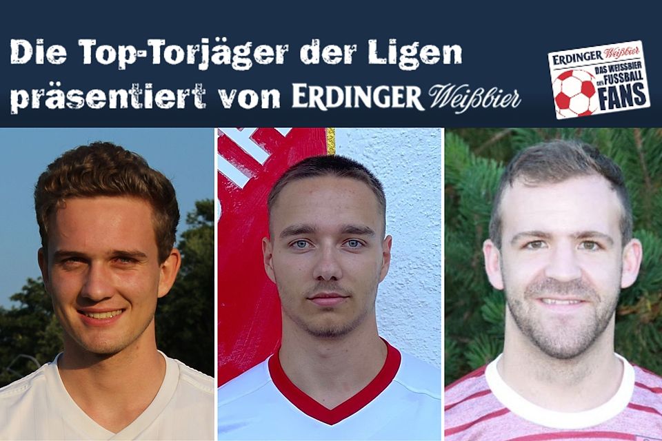 Christopher Schröter (m.) behauptet sich und ist der beste Torjäger im Zugspitz-Bereich.