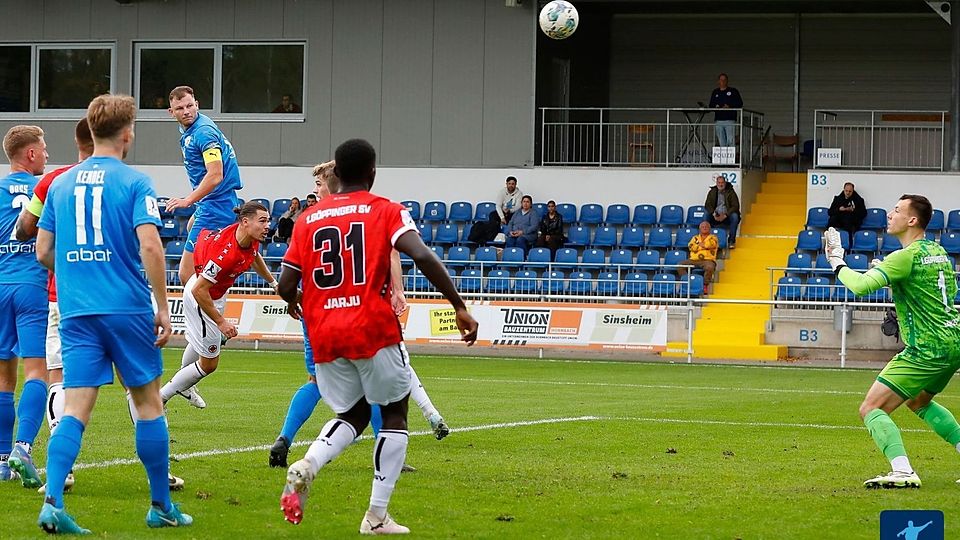 Roman Hauk (Kapitän) erzielte den 1:1-Endstand per Kopf.