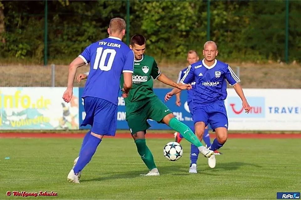 Julian Rützel (in grün) kehrt zum SV Braunsbedra zurück.