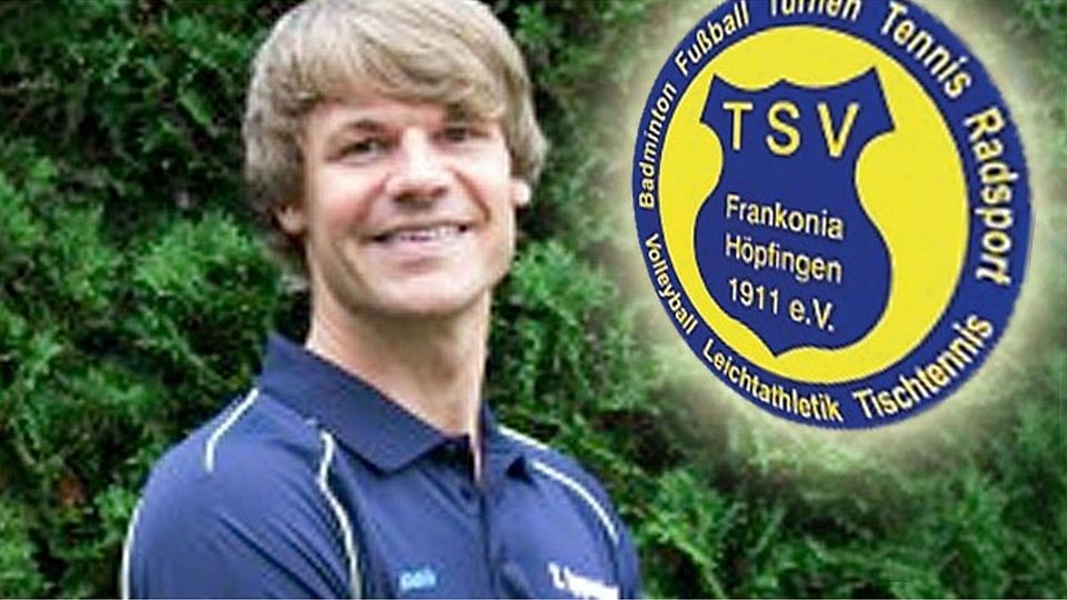 Tobias Ippendorf bleibt Trainer des Landesligisten TSV Höpfingen.   Foto/Grafik: Böhrer/cwa