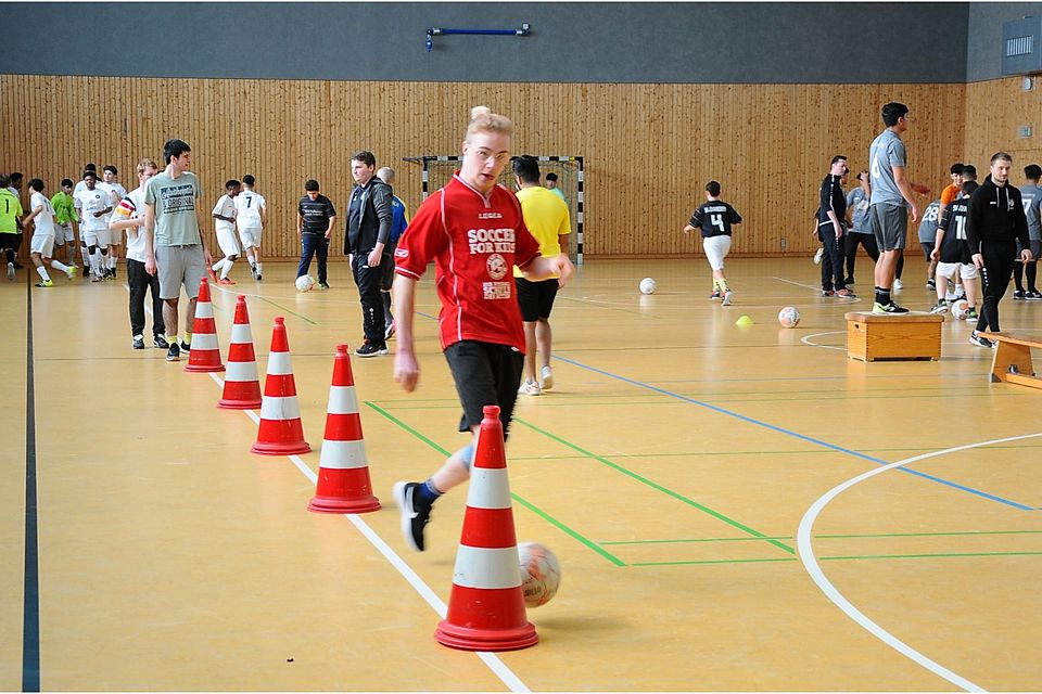 Trainingseinheit für alle. 