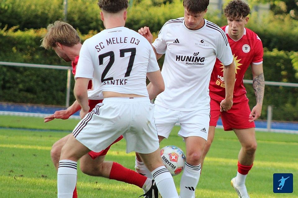 Melle mit erfolgreicher Vorbereitung. Melle mit erfolgreicher Vorbereitung.