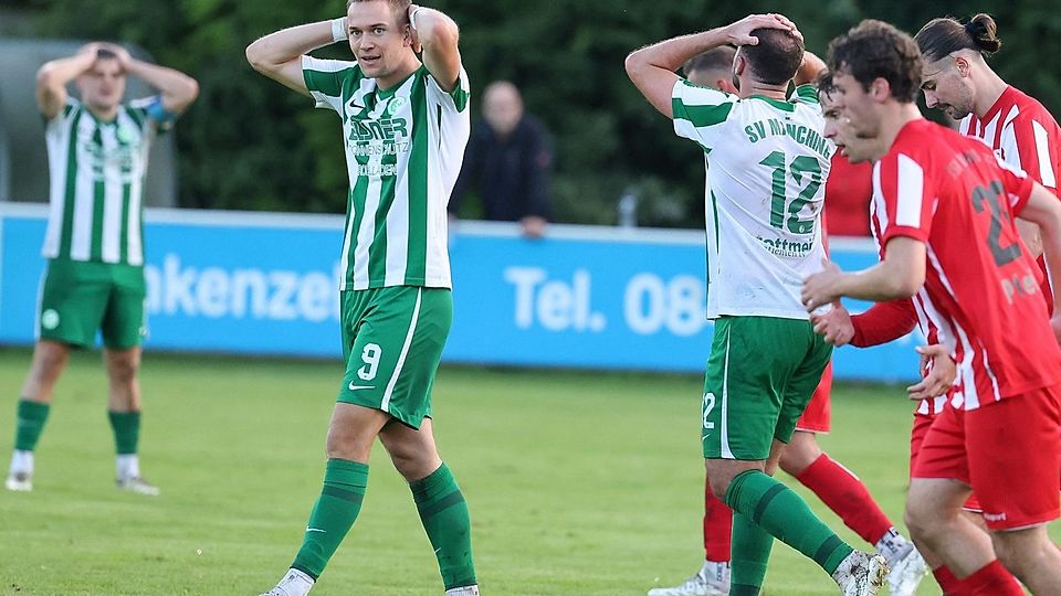 Zum Haare raufen: Der SV Manching verpasste den ersten Dreier gegen den TSV Dachau 65.