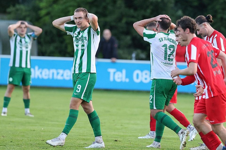 Zum Haare raufen: Der SV Manching verpasste den ersten Dreier gegen den TSV Dachau 65.