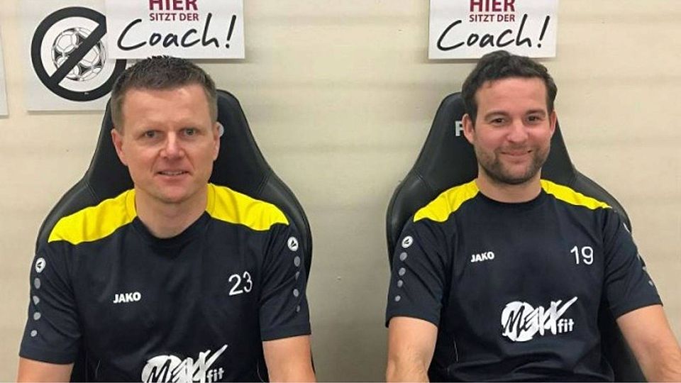 Neues Trainergespann beim SV Niederroth: Felix Mörner (rechts) und Bernd Senner. Foto: SVN