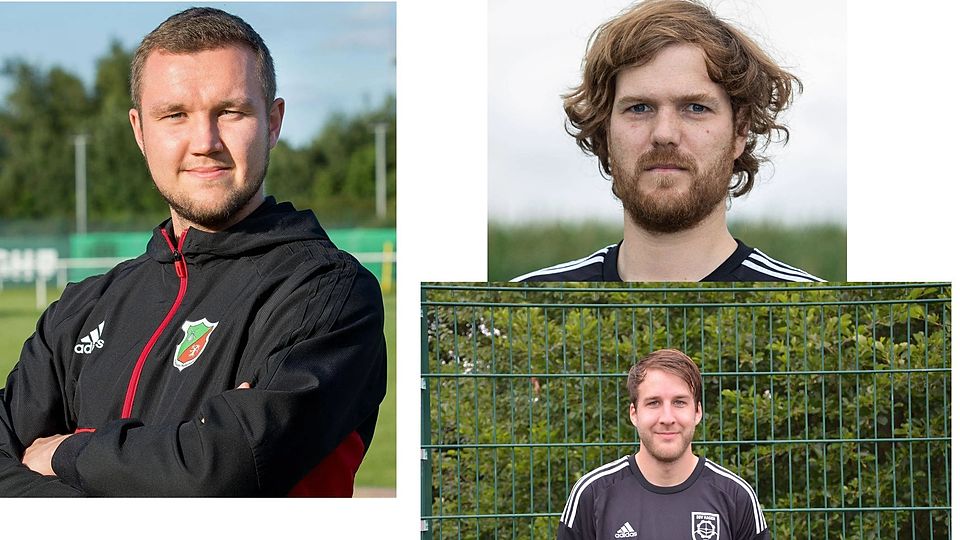 Das neue Trainerteam in Hagen: Daniel Witt und seine beiden Co-Trainer Roman Rode und Mats Boerger.