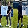 Mit Moritz Singbeil (l.) und Rune-Kjell Litzenberg (r.) hat der SV Dessau 05 die ersten Neuzugänge des Sommers vorgestellt.