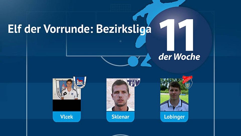 Elf der Vorrunde: Bezirksliga Cham/Schwandorf KW 50