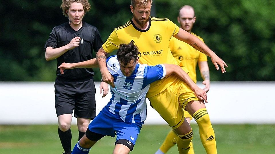 Nicht immer hatten die Pullacher alles so im Griff wie hier Gilbert Diep (r.).