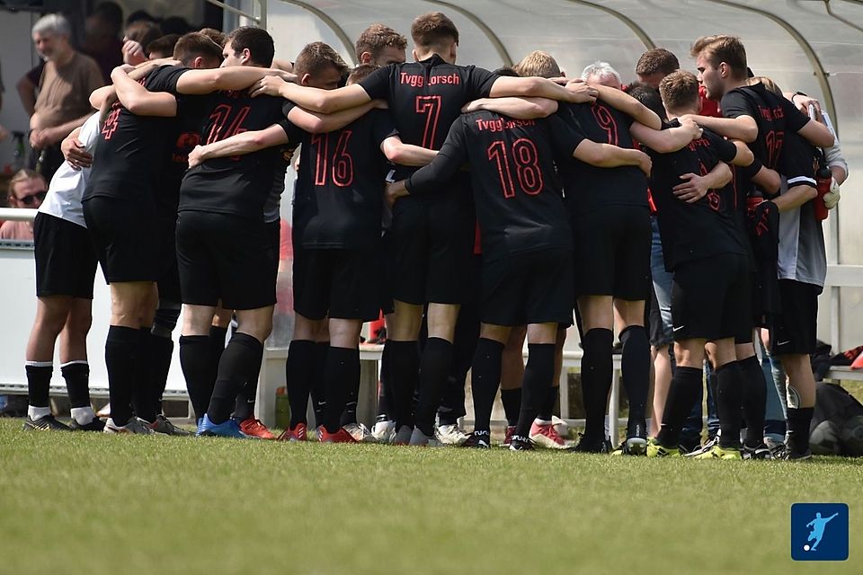 Die Tvgg. Lorsch im Teamkreis.