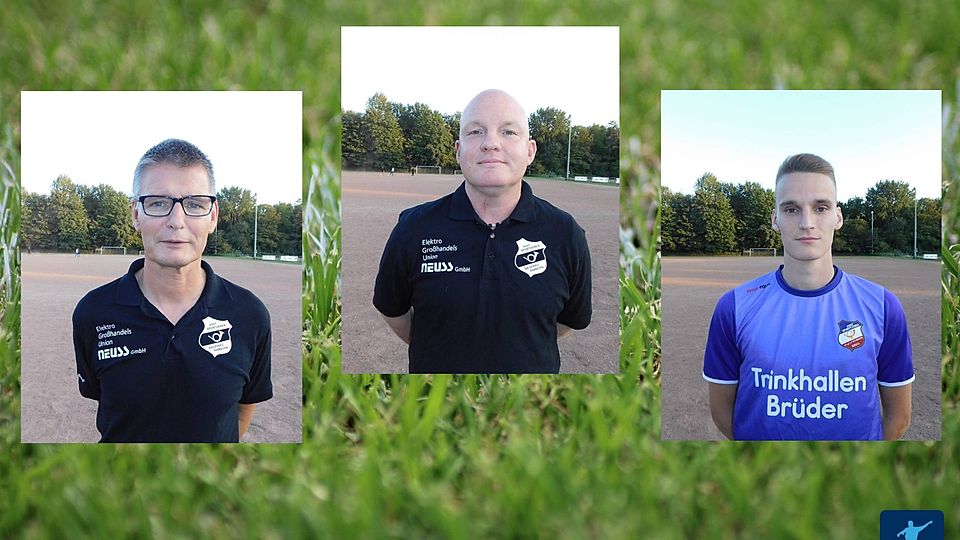 Andreas Schmitz, Markus Klenner und Yannick Schmitz (v.l.n.r.) legen ihre Trainerposten beim Post SV Siegfried Hamborn nieder.