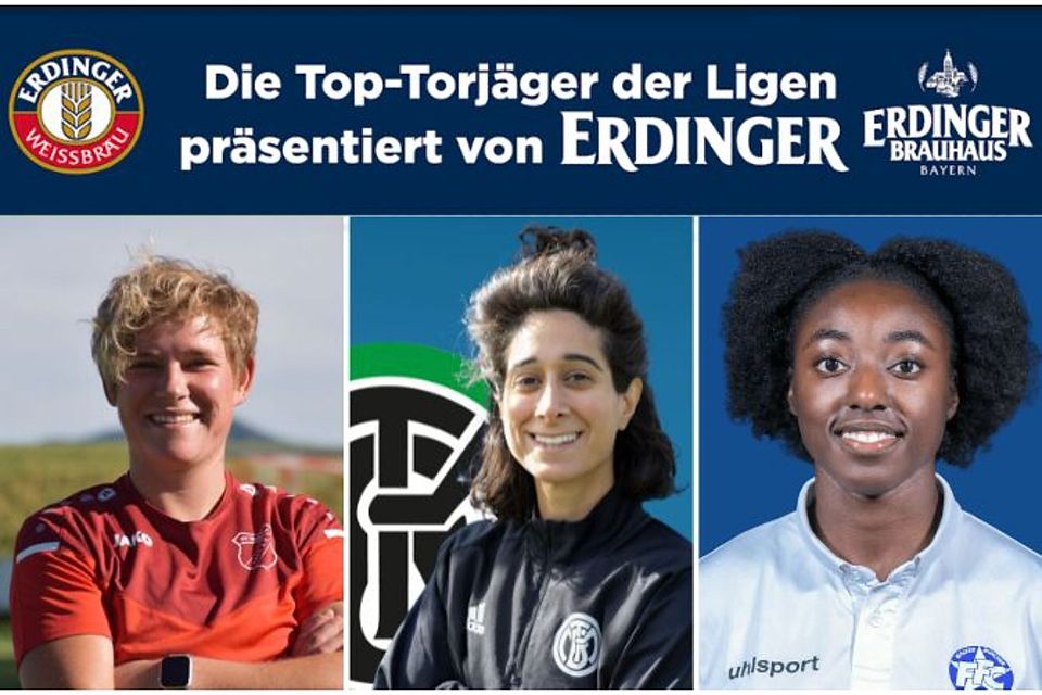 Sheeva Seyfi (Mi.) ist wieder an der Spitze, Marina Aglassinger (li.) und Nana Opoku (re.) teilen sich den dritten Platz 