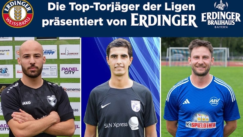 Ceballos (M.), Coklar (l.) oder Mack (r.)? Wer macht das Rennen in der Bezirksliga Nord?