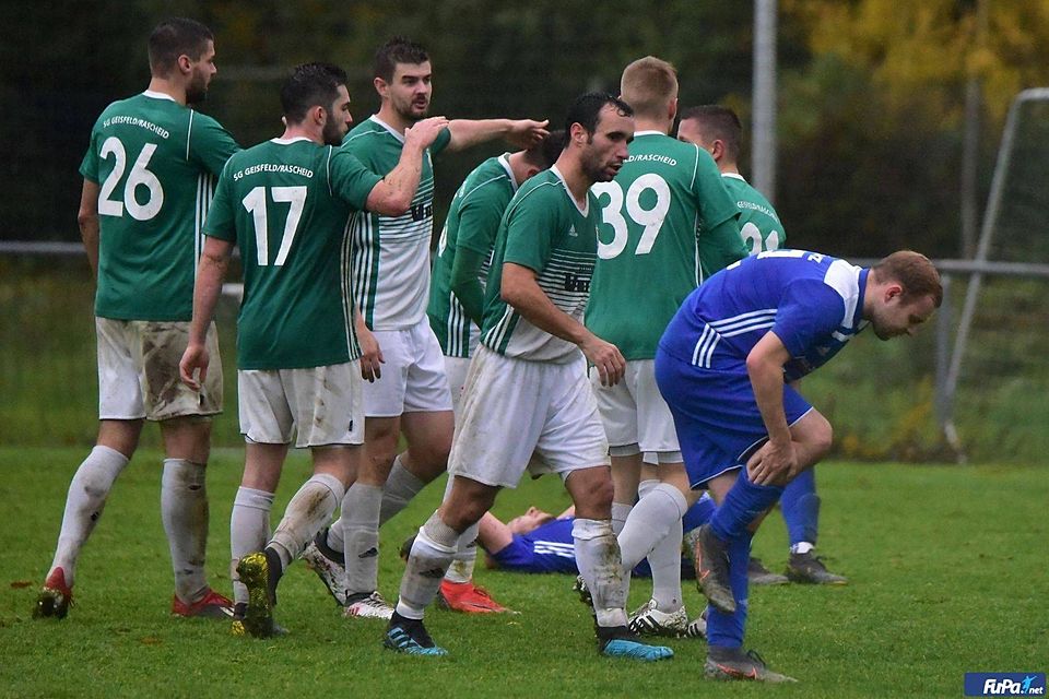 Trotz doppelter Unterzahl konnte sich die SG Rascheid über den Sieg in Wittlich freuen. 