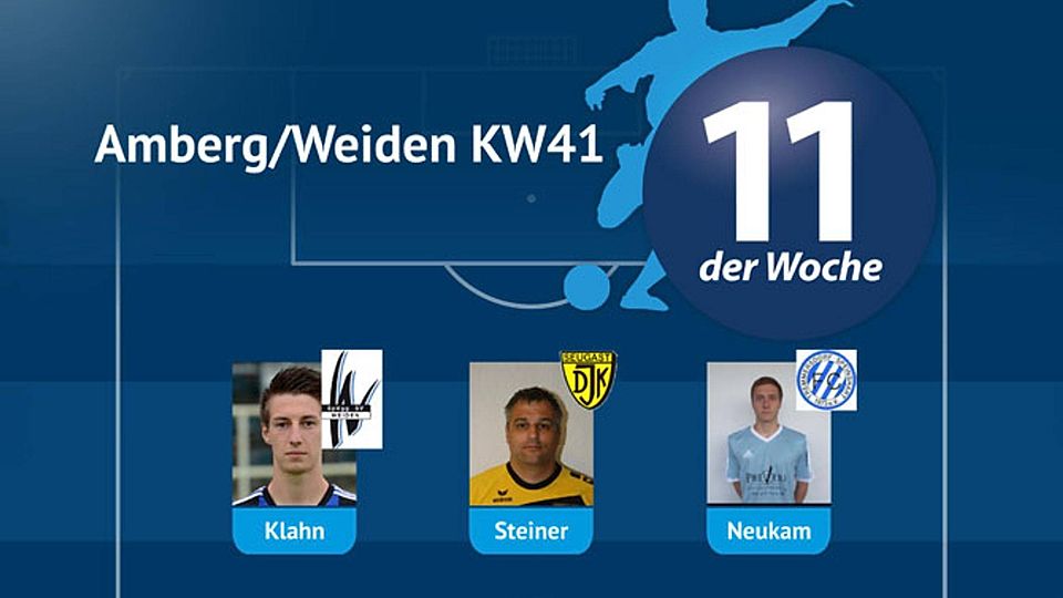 Die ELF DER WOCHE aus Amberg/Weiden