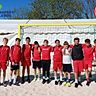 Beim Beachsoccer